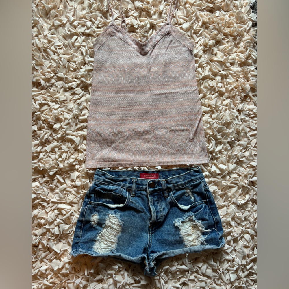 American Eagle Outfitters tank and shorts bundle